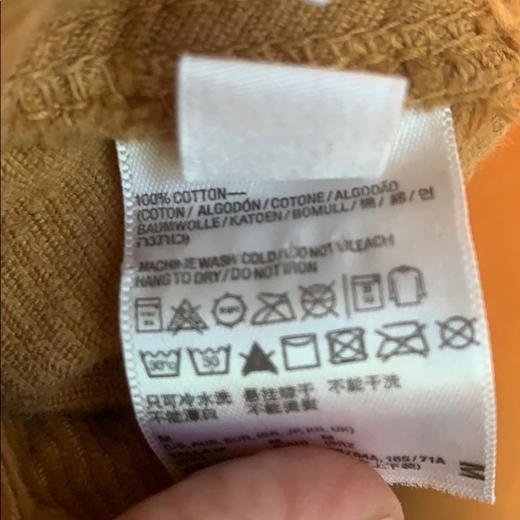 3/12 America Apparel corduroy brown A-symmetric skirt M - Picture 6 of 7